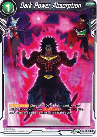 Dark Power Absorption (BT11-149) [Vermilion Bloodline 2nd Edition] | Odin's Place