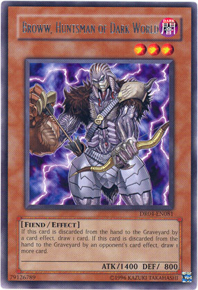 Broww, Huntsman of Dark World [DR04-EN081] Rare | Odin's Place