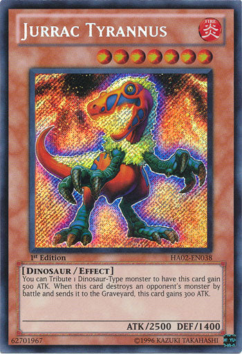 Jurrac Tyrannus [HA02-EN038] Secret Rare | Odin's Place