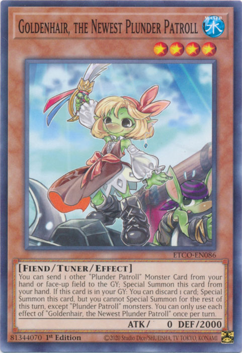 Goldenhair, the Newest Plunder Patroll [ETCO-EN086] Common | Odin's Place