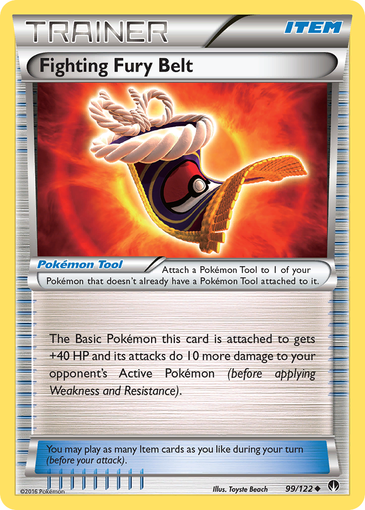 Fighting Fury Belt (99/122) [XY: BREAKpoint] | Odin's Place