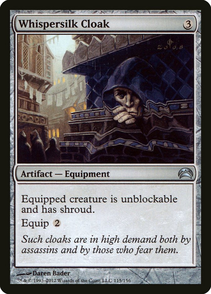 Whispersilk Cloak (115) [Planechase 2012] | Odin's Place