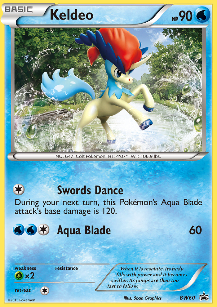 Keldeo (BW60) [Black & White: Black Star Promos] | Odin's Place