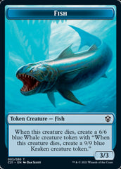 Beast (010) // Fish Double-Sided Token [Commander 2021 Tokens] | Odin's Place