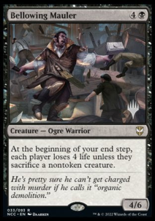 Bellowing Mauler (Promo Pack) [Streets of New Capenna Commander Promos] | Odin's Place