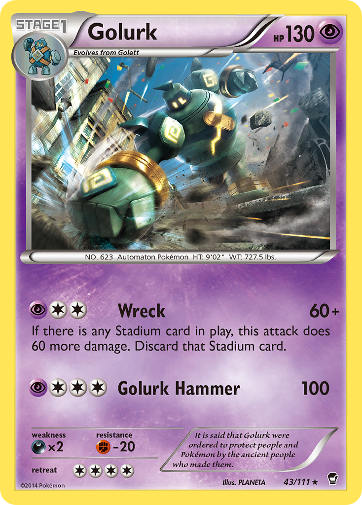 Golurk (43/111) [XY: Furious Fists] | Odin's Place