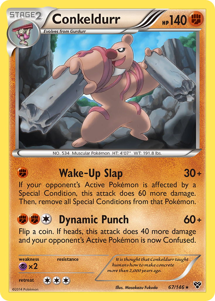 Conkeldurr (67/146) [XY: Base Set] | Odin's Place