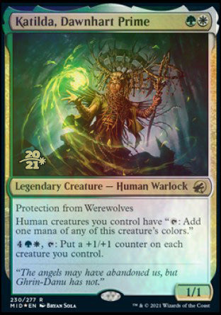 Katilda, Dawnhart Prime [Innistrad: Midnight Hunt Prerelease Promos] | Odin's Place