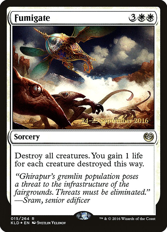 Fumigate (15) [Kaladesh Prerelease Promos] | Odin's Place
