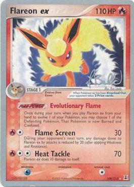 Flareon ex (108/113) (Eeveelutions - Jimmy Ballard) [World Championships 2006] | Odin's Place