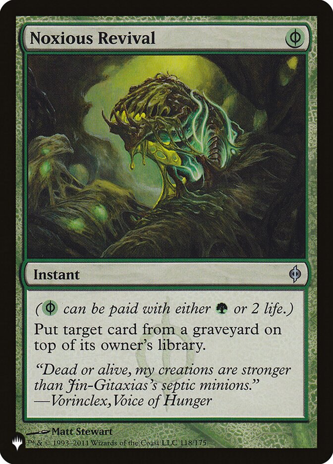 Noxious Revival [The List] | Odin's Place