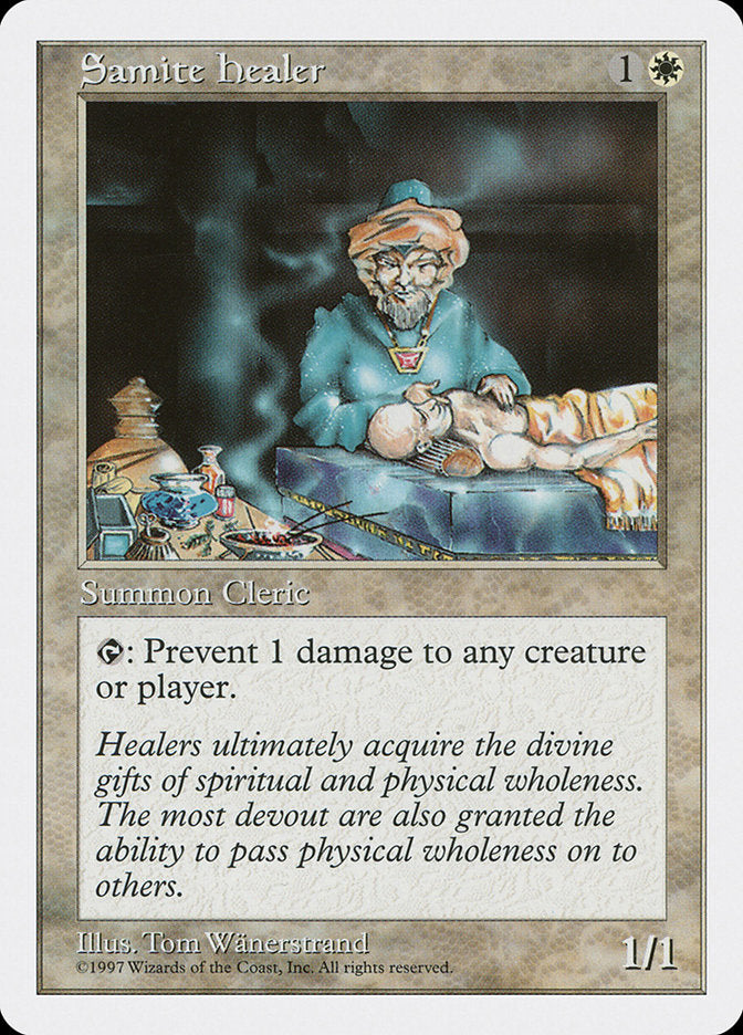 Samite Healer (58) [Fifth Edition] | Odin's Place