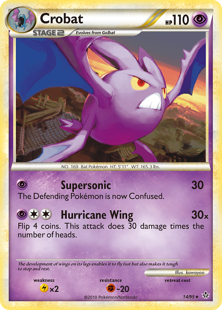 Crobat (14/95) [HeartGold & SoulSilver: Unleashed] | Odin's Place