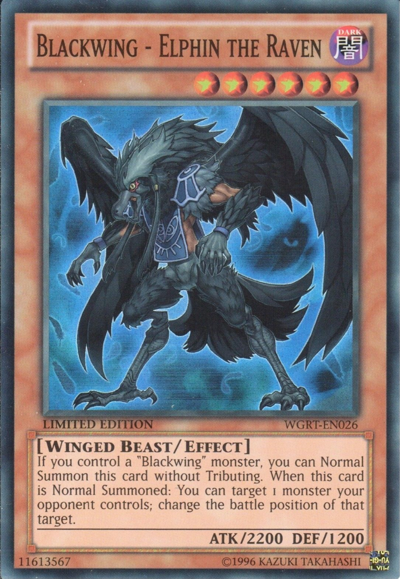 Blackwing - Elphin the Raven [WGRT-EN026] Super Rare | Odin's Place