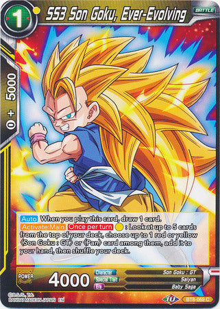 SS3 Son Goku, Ever-Evolving (BT8-069) [Malicious Machinations] | Odin's Place
