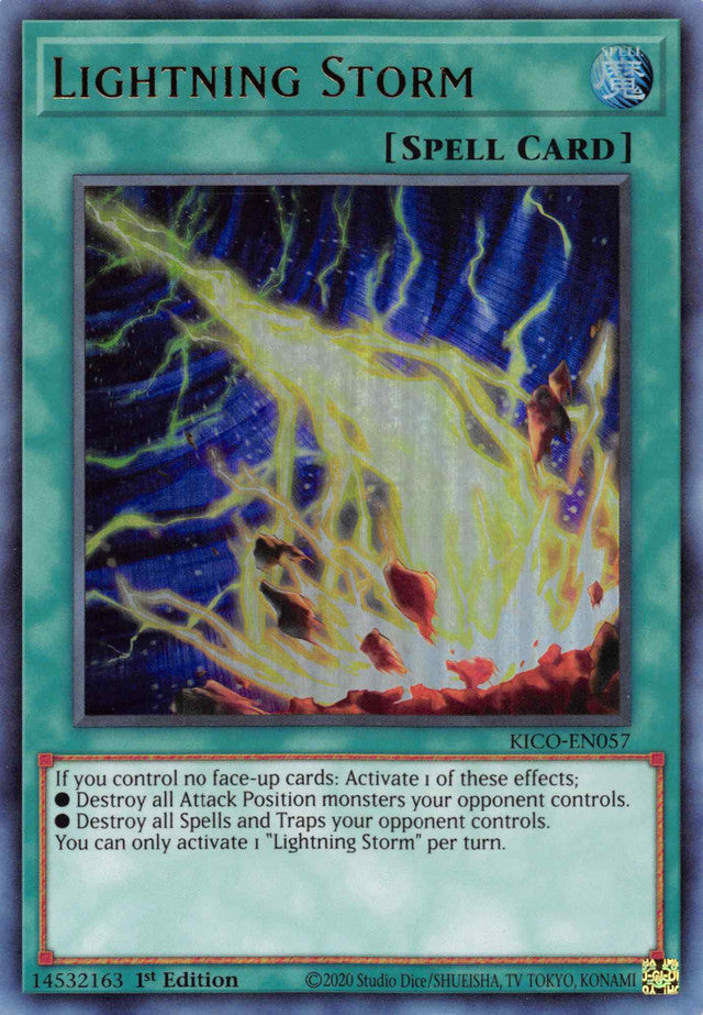 Lightning Storm (Ultra Rare) [KICO-EN057] Ultra Rare | Odin's Place