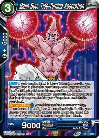 Majin Buu, Tide-Turning Absorption (EB1-16) [Battle Evolution Booster] | Odin's Place