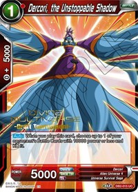 Dercori, the Unstoppable Shadow (Divine Multiverse Draft Tournament) (DB2-015) [Tournament Promotion Cards] | Odin's Place