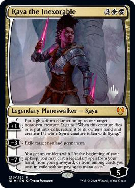 Kaya the Inexorable (Promo Pack) [Kaldheim Promos] | Odin's Place