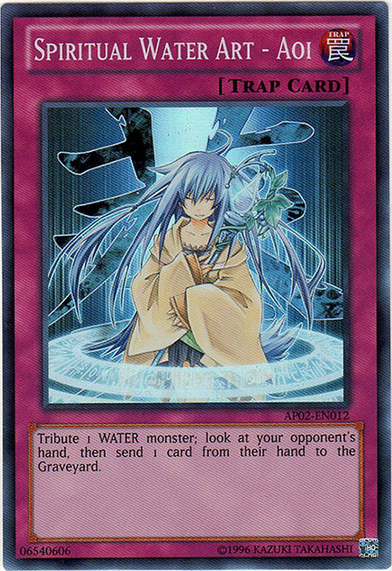 Spiritual Water Art - Aoi [AP02-EN012] Super Rare | Odin's Place
