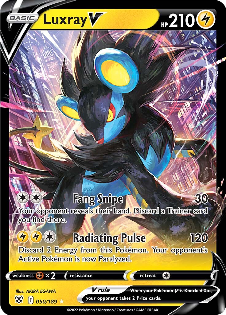 Luxray V (050/189) [Sword & Shield: Astral Radiance] | Odin's Place