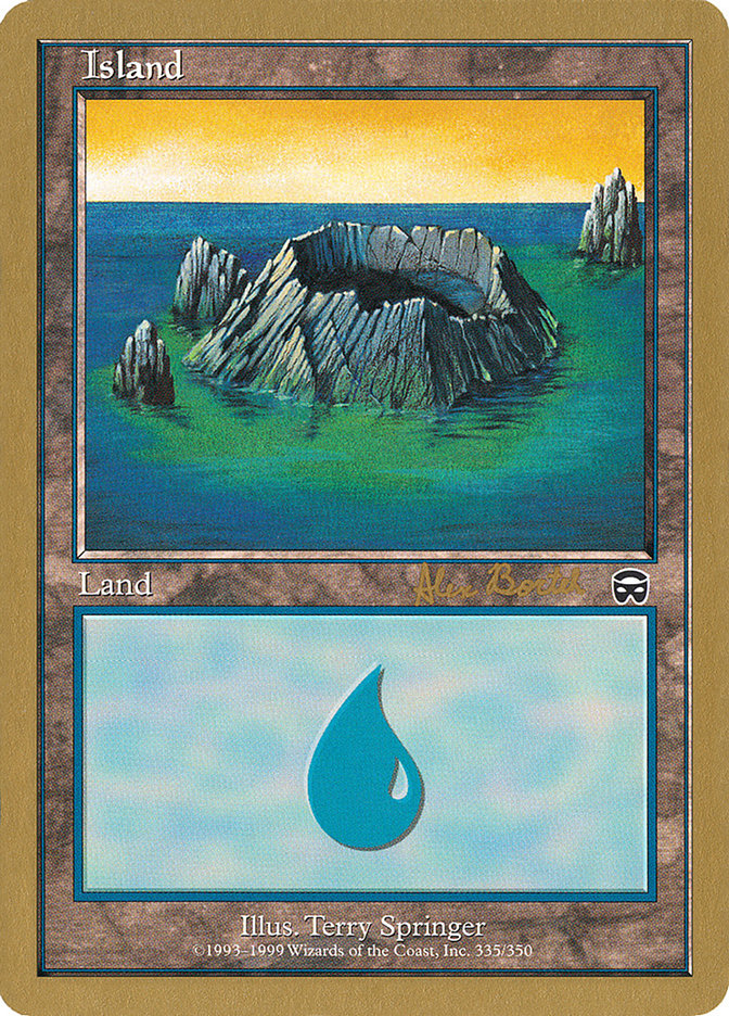 Island (ab335) (Alex Borteh) [World Championship Decks 2001] | Odin's Place