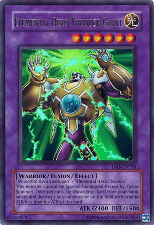 Elemental Hero Thunder Giant [DR3-EN216] Ultra Rare | Odin's Place