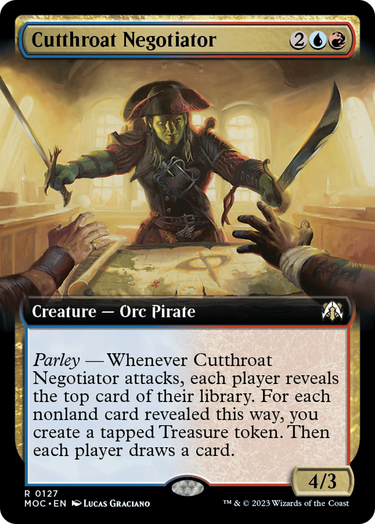 Cutthroat Negotiator (Extended Art) [March of the Machine Commander] | Odin's Place