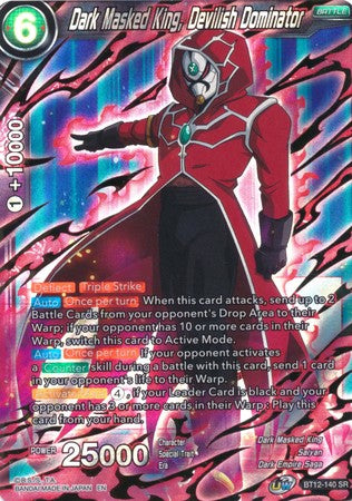 Dark Masked King, Devilish Dominator (BT12-140) [Vicious Rejuvenation] | Odin's Place
