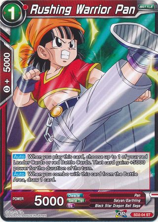 Rushing Warrior Pan (Starter Deck - The Extreme Evolution) (SD2-04) [Cross Worlds] | Odin's Place