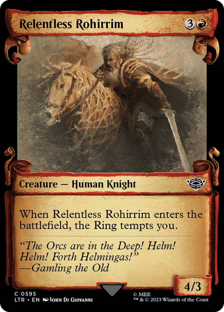 Relentless Rohirrim [The Lord of the Rings: Tales of Middle-Earth Showcase Scrolls] | Odin's Place