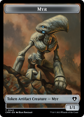 Eldrazi // Myr Double-Sided Token [Commander Masters Tokens] | Odin's Place