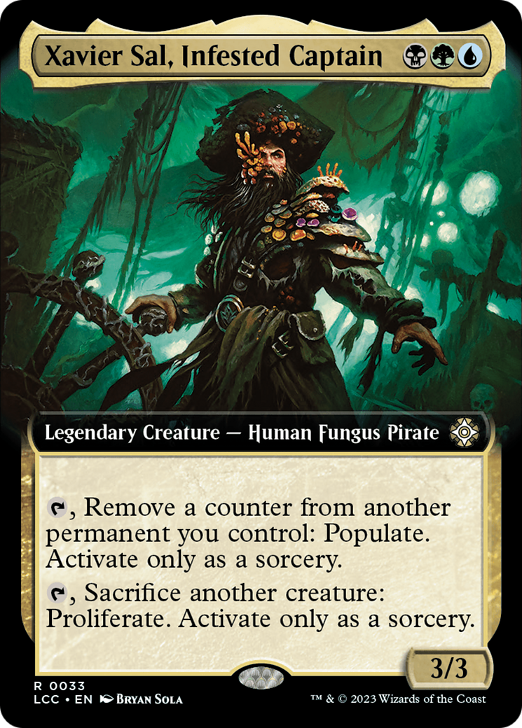 Xavier Sal, Infested Captain (Extended Art) [The Lost Caverns of Ixalan Commander] | Odin's Place