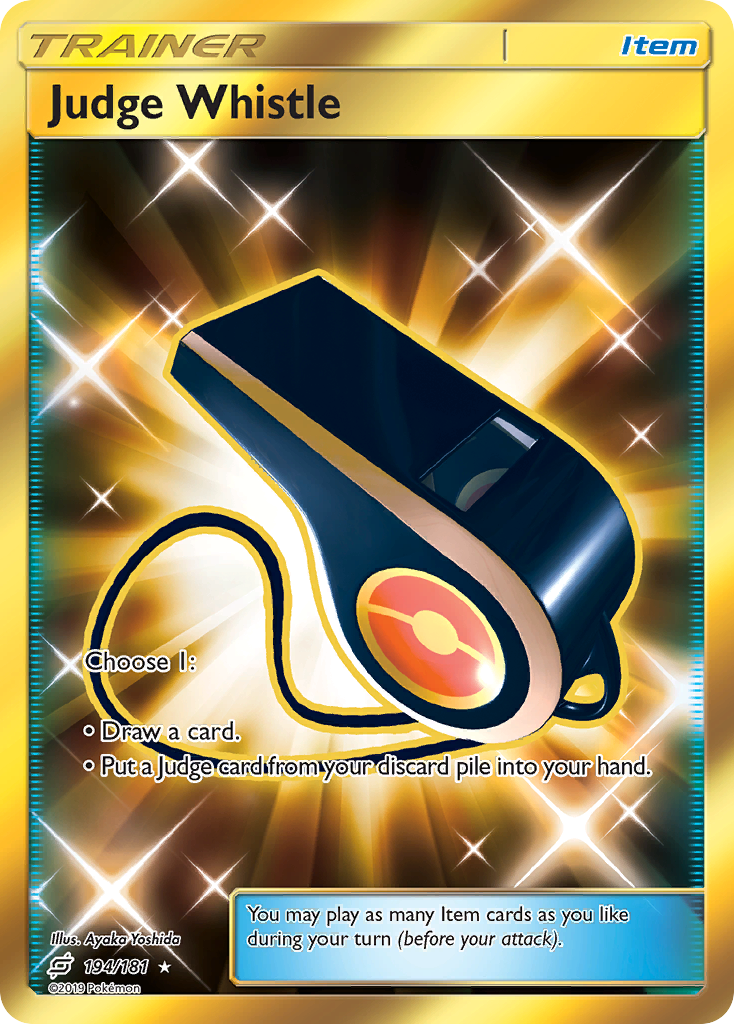 Judge Whistle (194/181) [Sun & Moon: Team Up] | Odin's Place