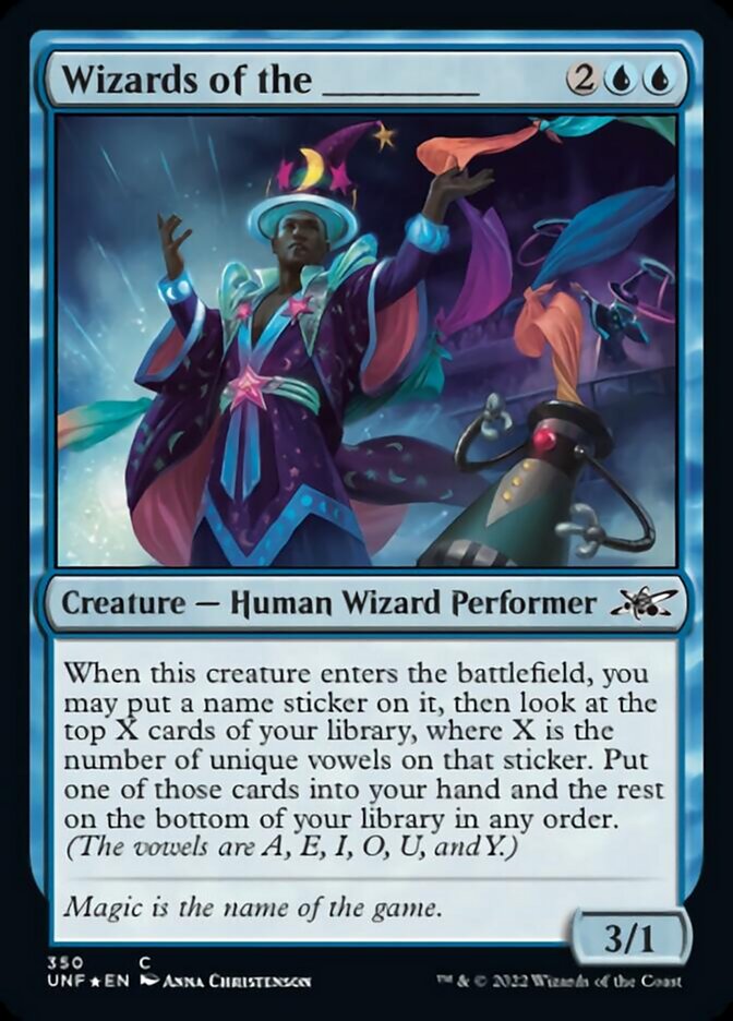 Wizards of the _____ (Galaxy Foil) [Unfinity] | Odin's Place