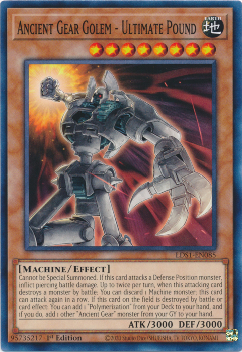 Ancient Gear Golem - Ultimate Pound [LDS1-EN085] Common | Odin's Place