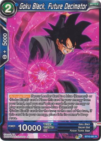 Goku Black, Future Decimator (BT10-051) [Rise of the Unison Warrior] | Odin's Place