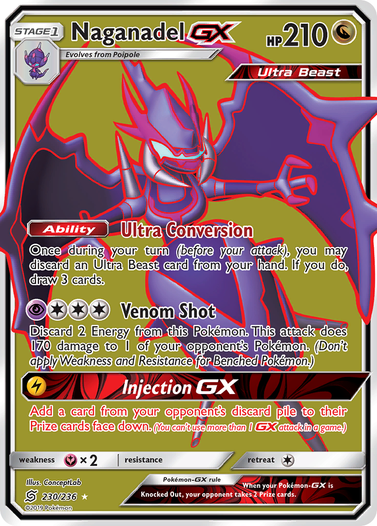Naganadel GX (230/236) [Sun & Moon: Unified Minds] | Odin's Place