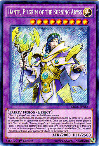 Dante, Pilgrim of the Burning Abyss [CROS-EN084] Secret Rare | Odin's Place