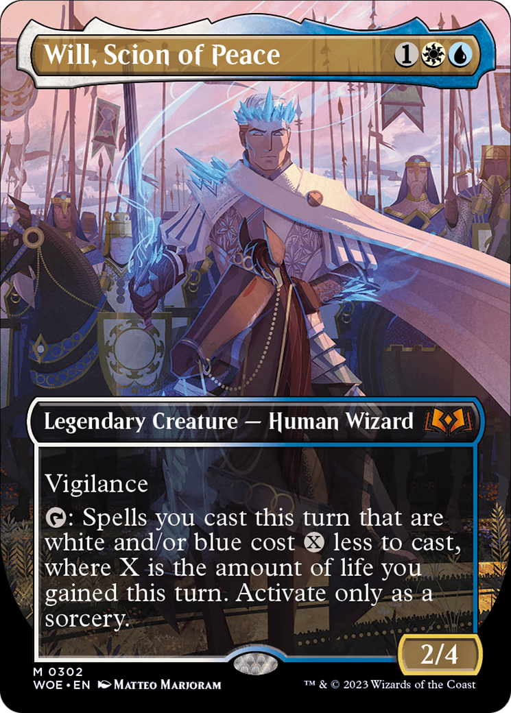Will, Scion of Peace (Borderless Alternate Art) [Wilds of Eldraine] | Odin's Place