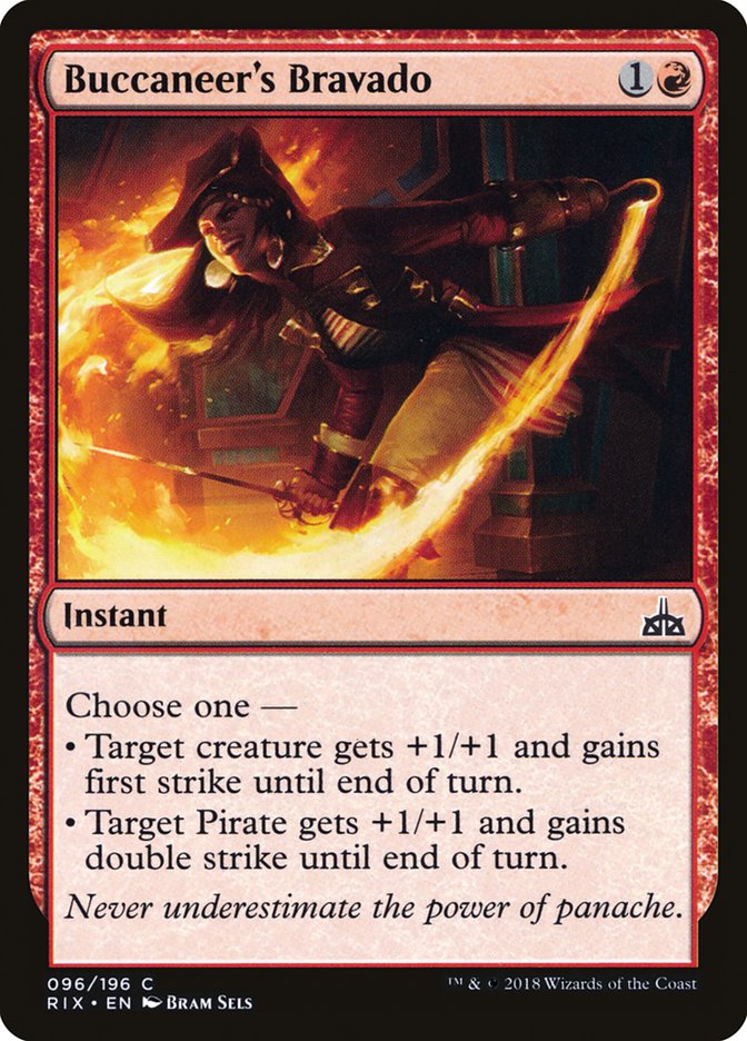 Buccaneer's Bravado (96) [Rivals of Ixalan] | Odin's Place