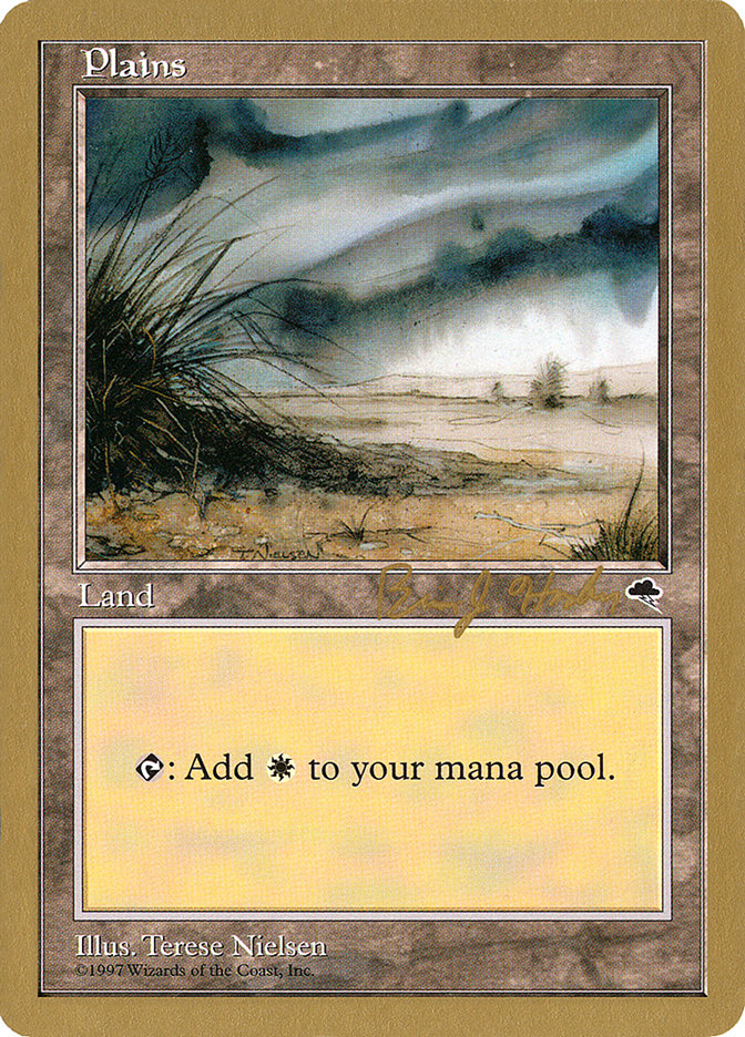 Plains (bh333) (Brian Hacker) [World Championship Decks 1998] | Odin's Place