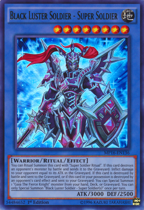 Black Luster Soldier - Super Soldier [MP16-EN136] Ultra Rare | Odin's Place