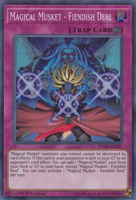 Magical Musket - Fiendish Deal [SPWA-EN027] Super Rare | Odin's Place