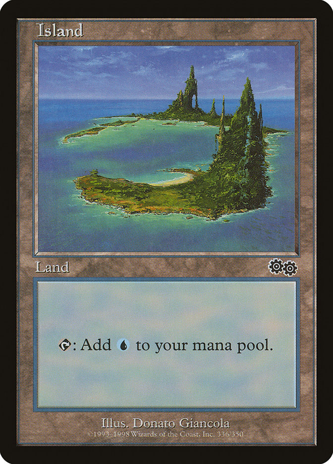 Island (336) [Urza's Saga] | Odin's Place
