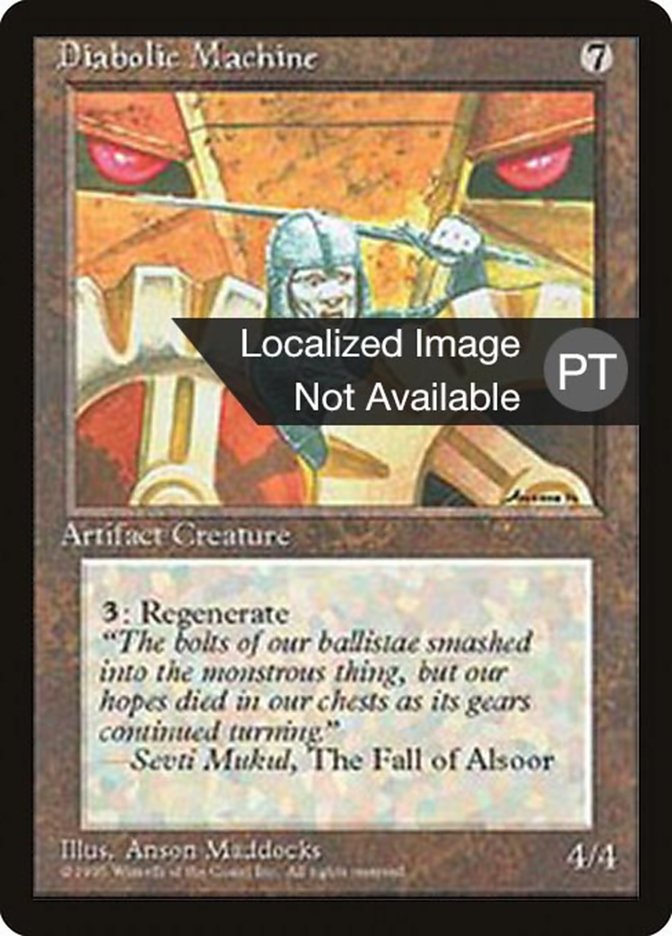 Diabolic Machine [Fourth Edition (Foreign Black Border)] | Odin's Place