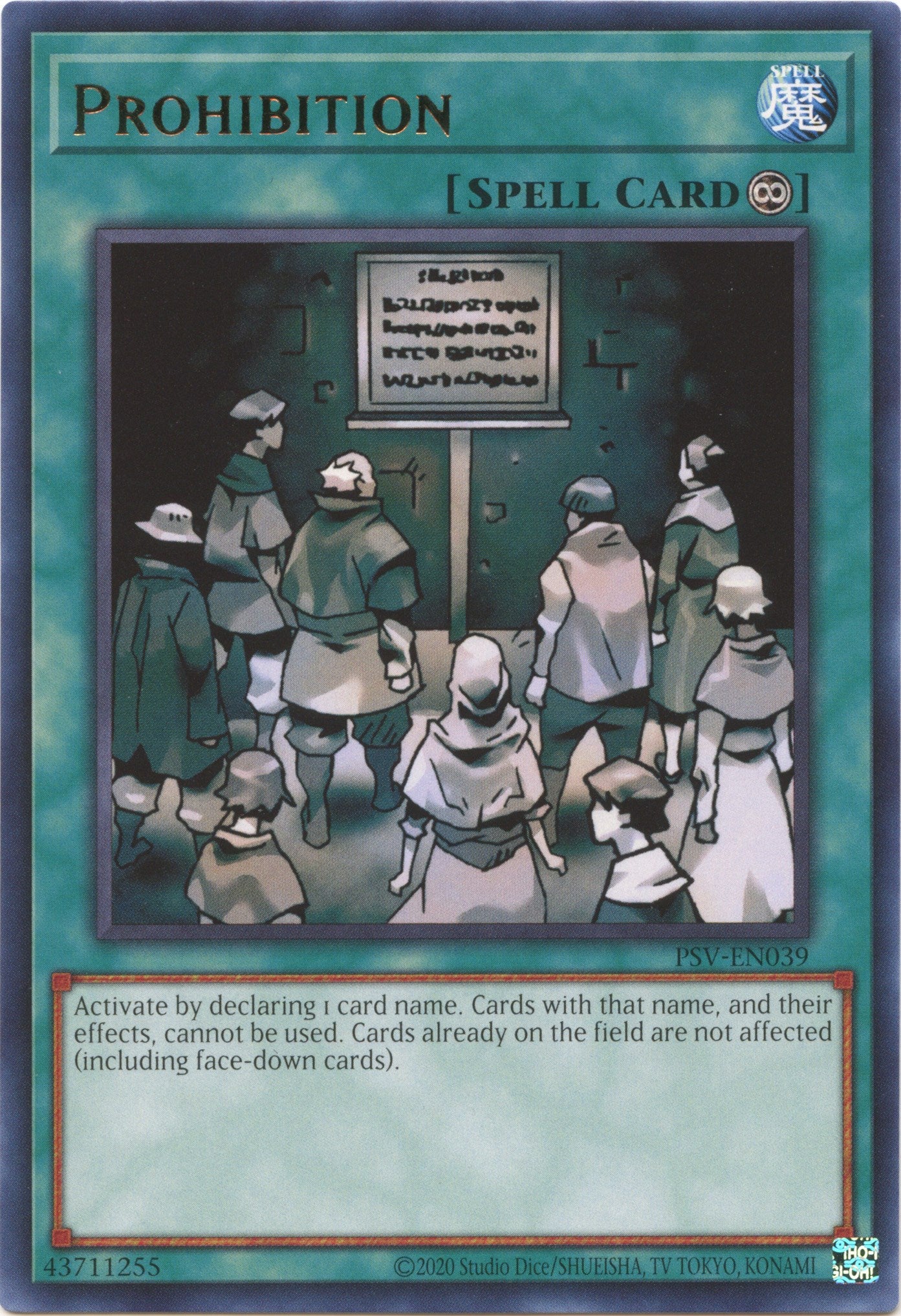 Prohibition (25th Anniversary) [PSV-EN039] Rare | Odin's Place
