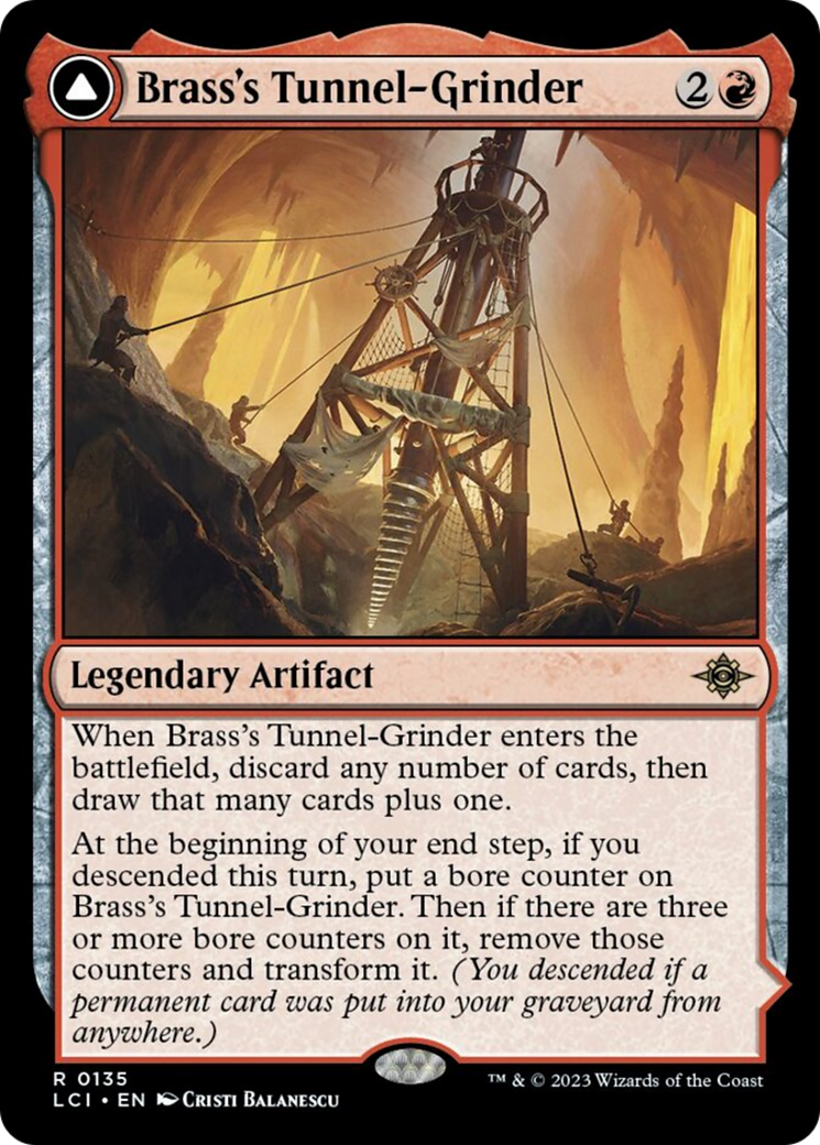 Brass's Tunnel-Grinder // Tecutlan, The Searing Rift [The Lost Caverns of Ixalan] | Odin's Place