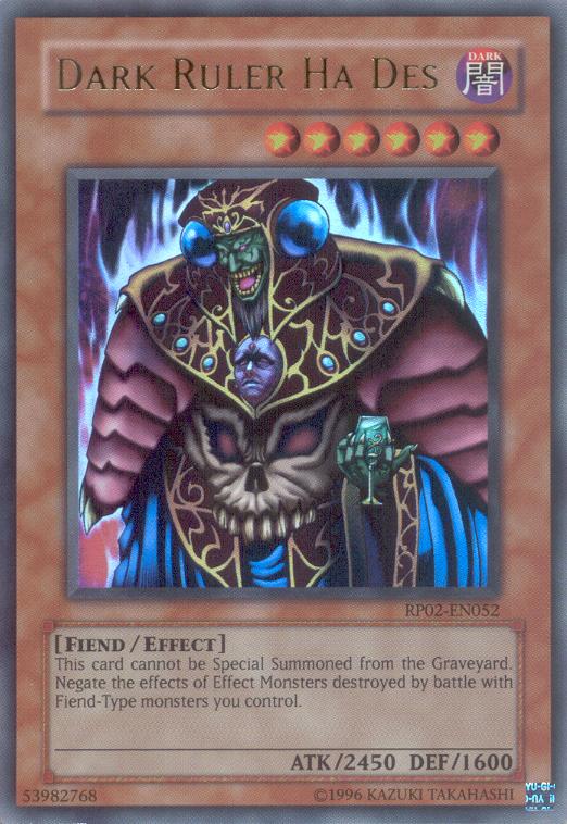 Dark Ruler Ha Des [RP02-EN052] Ultra Rare | Odin's Place