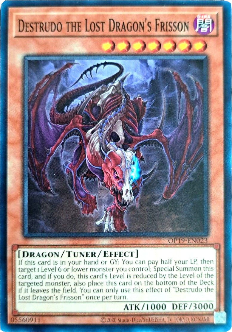 Destrudo the Lost Dragon's Frisson [OP19-EN023] Common | Odin's Place